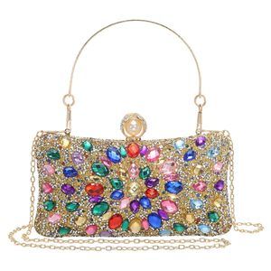 Uxcell Sparkly Crystal Rhinestone Clutch - Wedding & Party Evening Purse